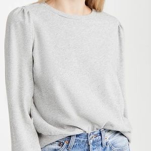 Z Supply Zoe Puff Sleeve Sweatshirt size M EUC